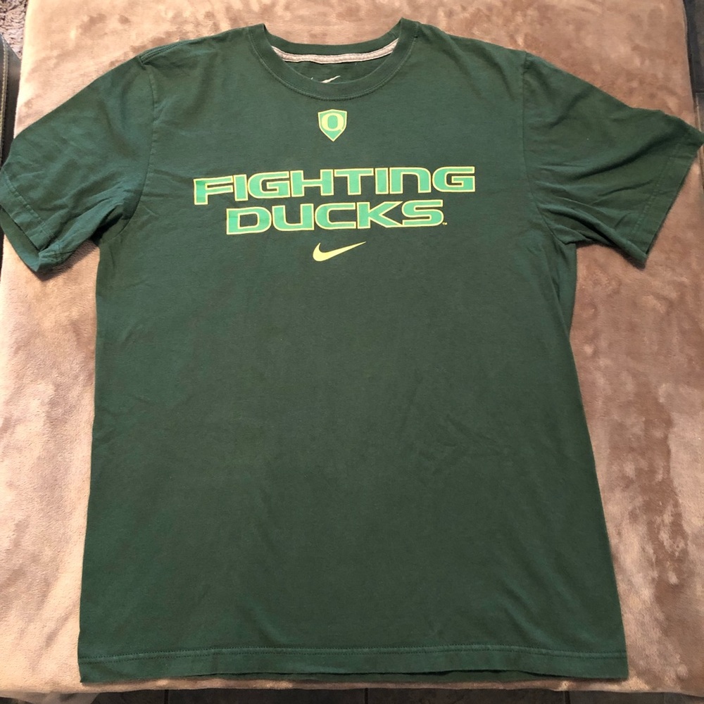 Nike Green "Fighting Ducks" Short Sleeve Tee
